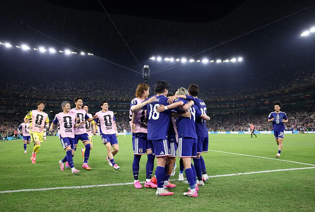 Japón fue un samurai y destrozó a Túnez en el Mundial. Foto: Getty Images.