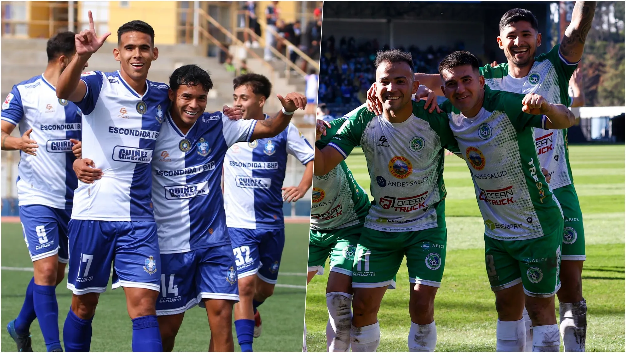 Antofagasta y Puerto Montt derrotaron a La Serena y Huachipato en la Copa Chile. Foto: D. Antofagasta/D. Puerto Montt.