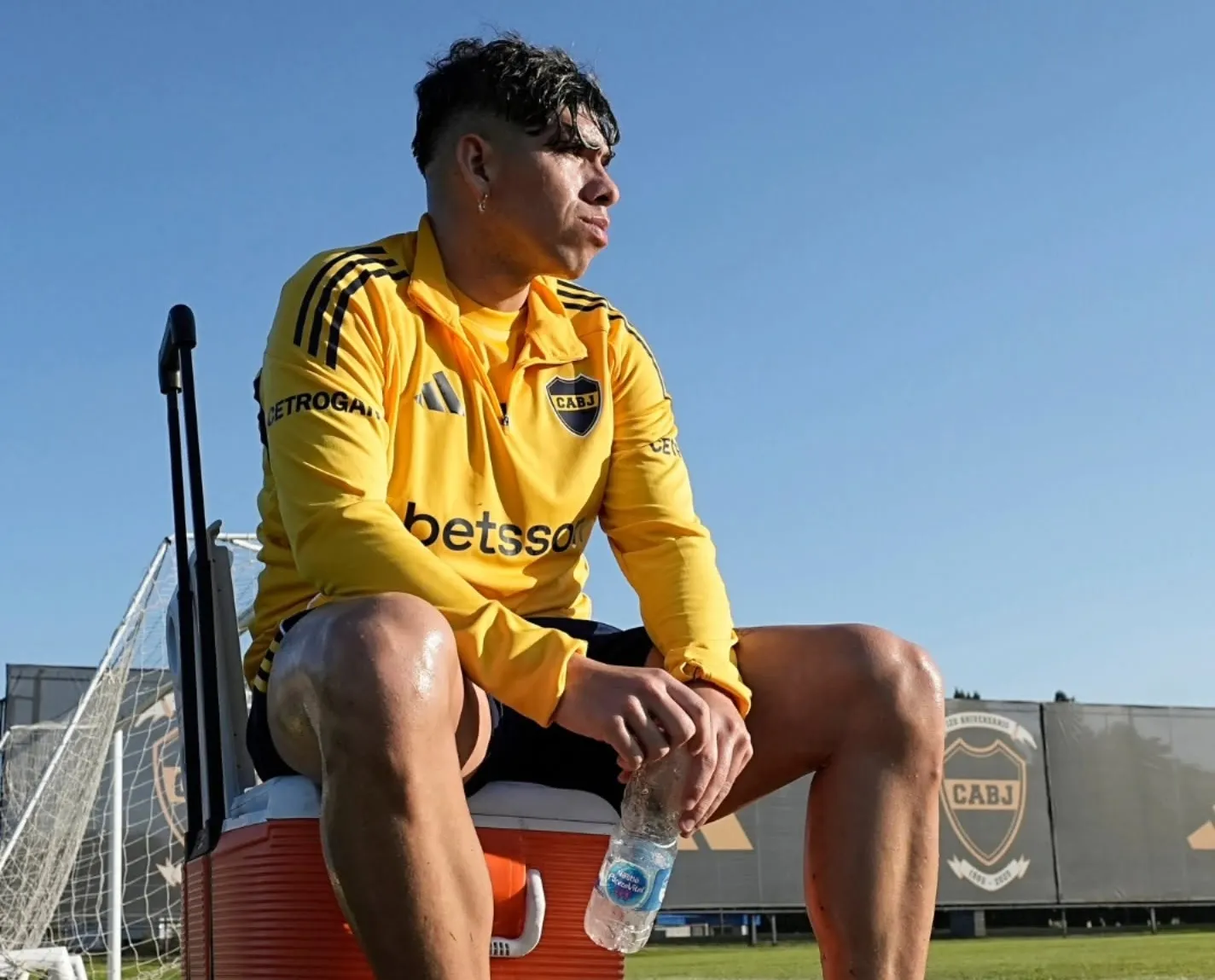 Carlos Palacios ha estado todo este 2026 recuperándose de una grave lesión en su rodilla derecha. | Foto: Boca Juniors.