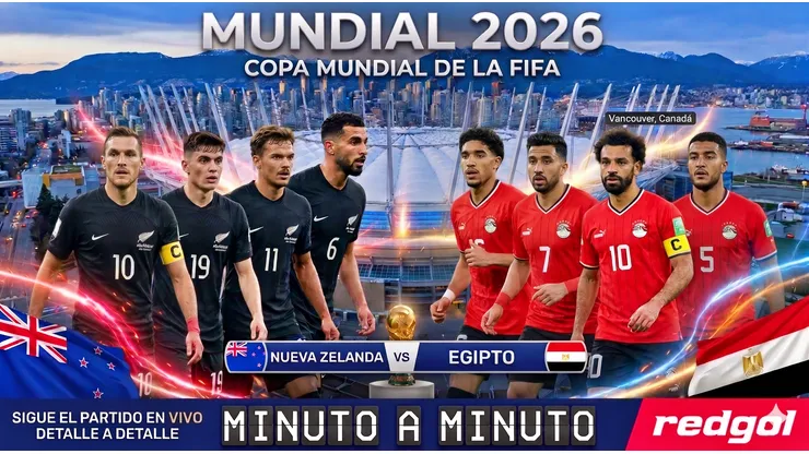 Nueva Zelanda y Egipto se ven las caras en Vancouver.