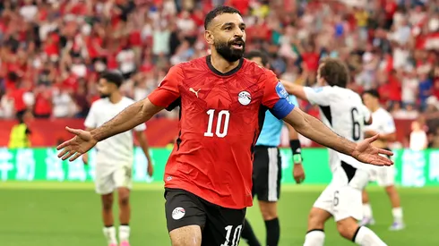 Salah anotó el 2-1 transitorio para Egipto.