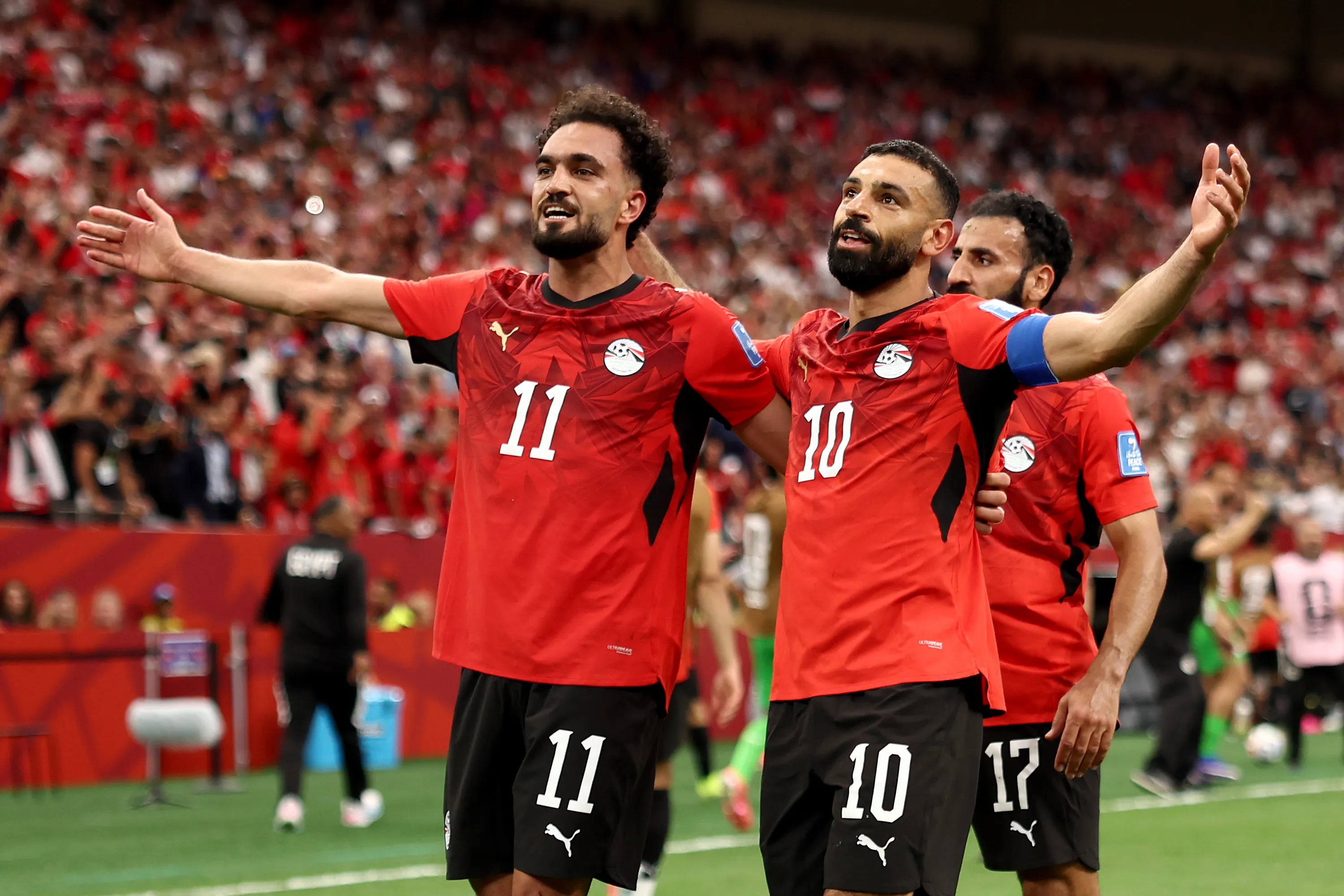 Mohamed Salah aportó con un gol y una asistencia en este 3-1 de Egipto sobre Nueva Zelanda en esta fecha 2 del Grupo G del Mundial 2026. | Foto: Getty Images.