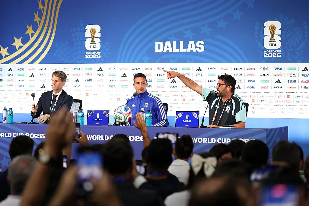 Lionel Scaloni en la previa al partido de Argentina vs Austria. (Photo by Stacy Revere/Getty Images)