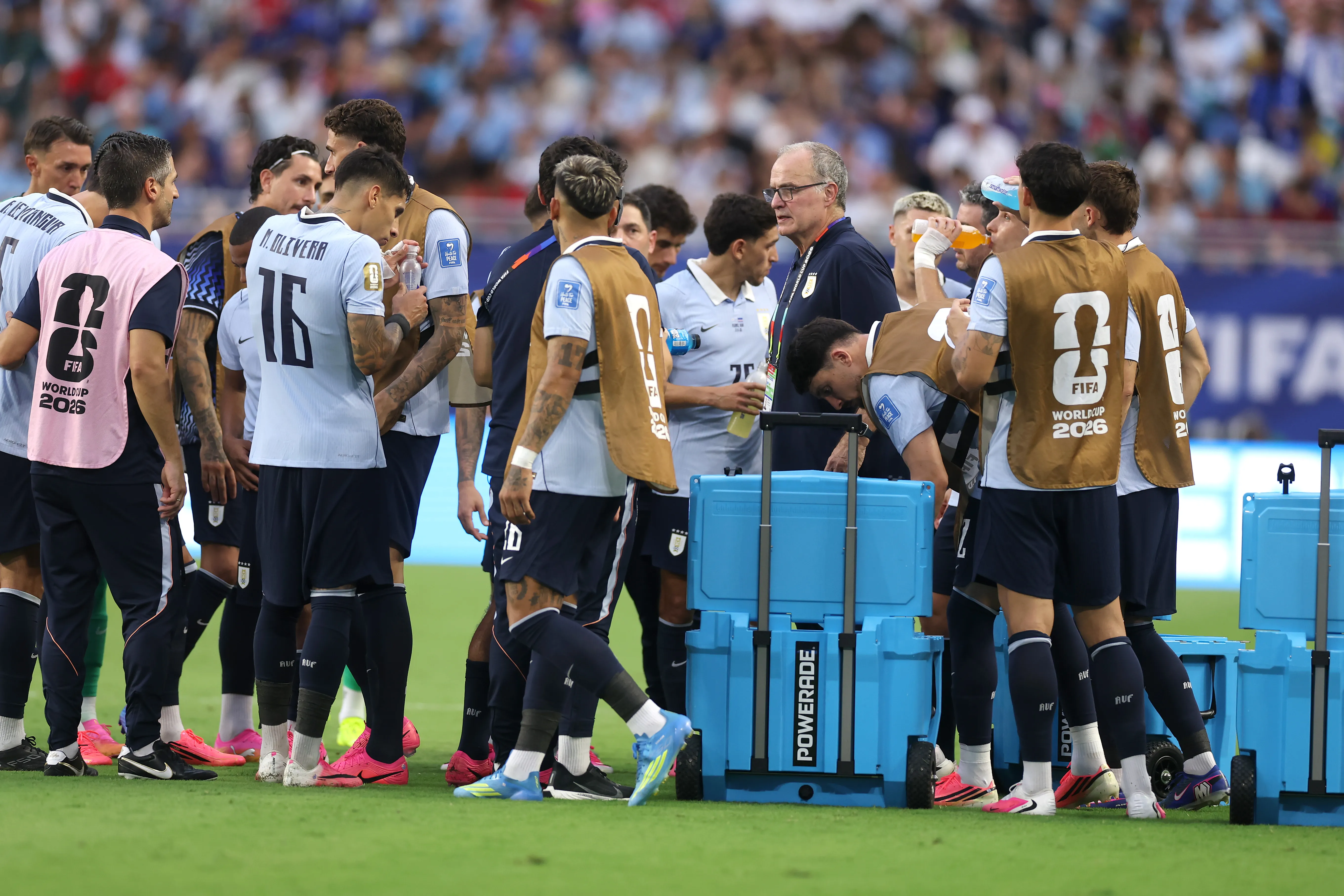Bielsa no ha logrado brillar con Uruguay