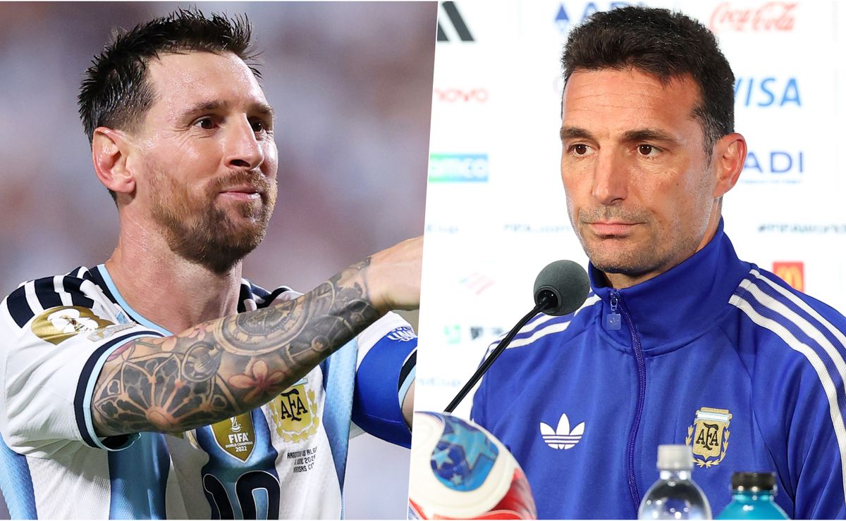 Lionel Scaloni aborda el momento personal de Lionel Messi: “El grupo saca adelante estas situaciones”