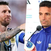 Scaloni se refiere al difícil momento de Messi en medio del Mundial