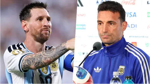 Scaloni se refirió al estado de Lionel Messi