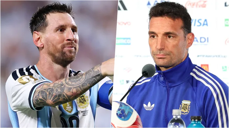 Scaloni se refirió al estado de Lionel Messi