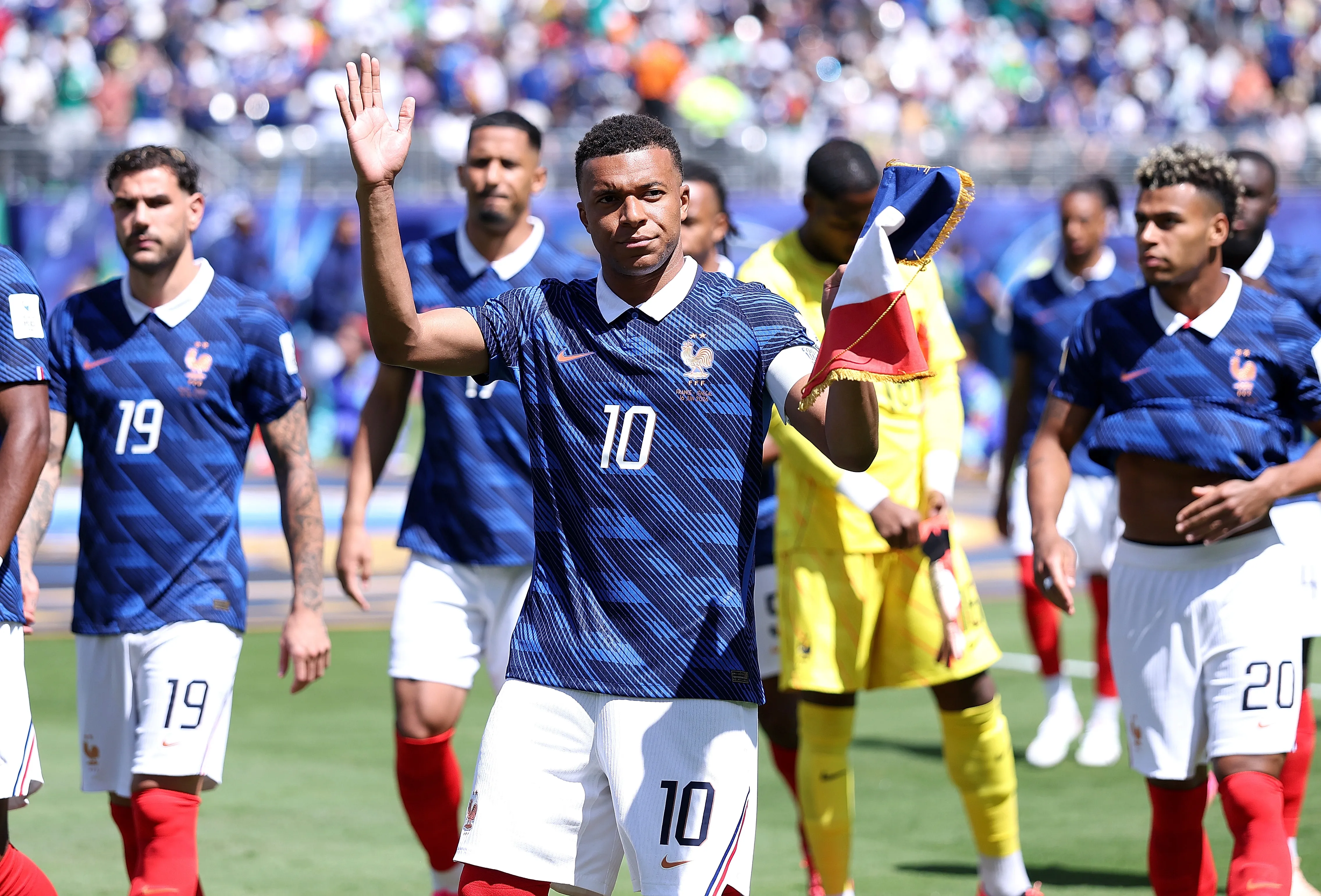 Kylian Mbappé es el capitán de Francia, el candidato de Basay. (Kevin C. Cox/Getty Images).