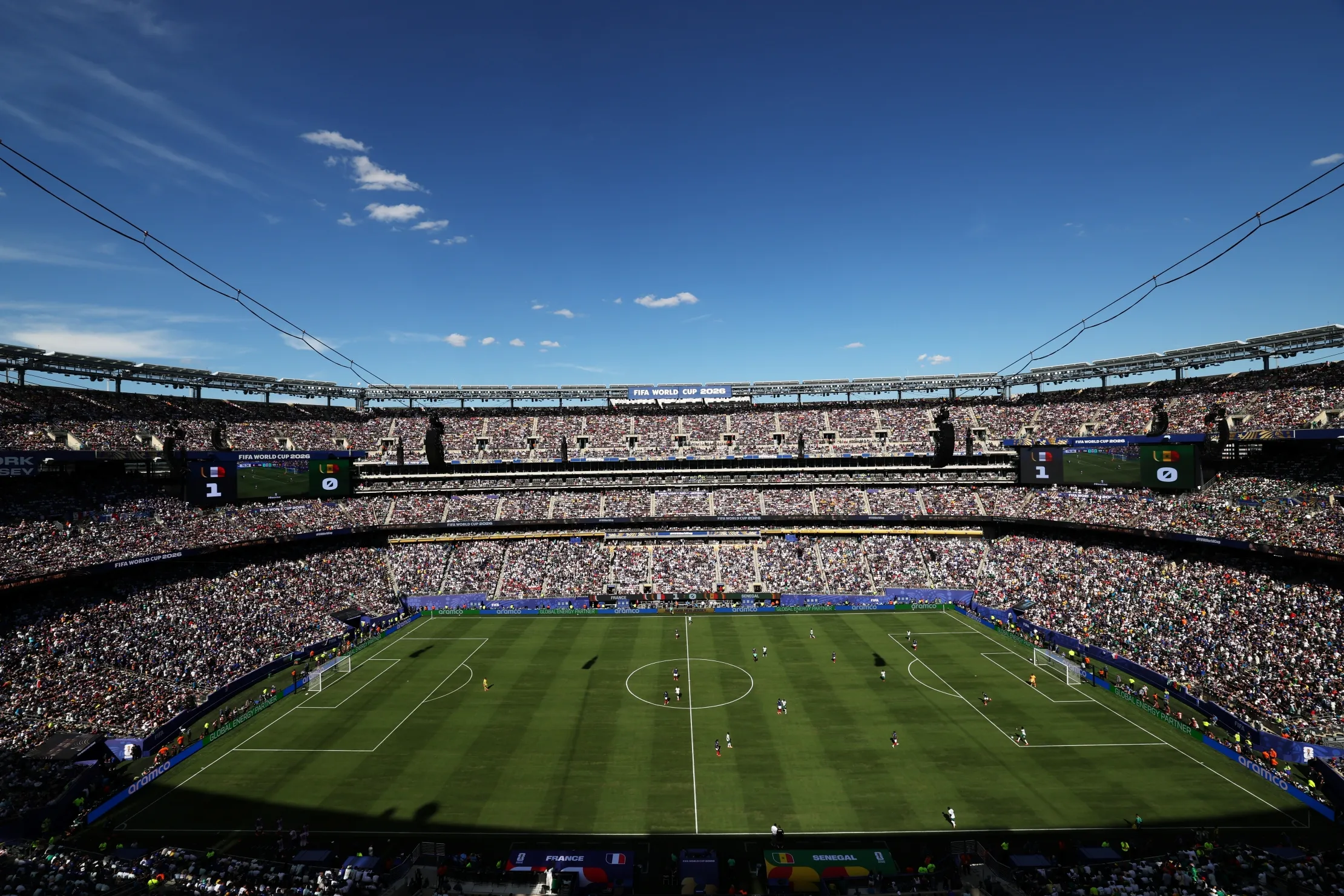 El MetLife Stadium de Nueva York, recinto de más de 82 mil espectadores que recibirá este Noruega vs Senegal. | Foto: Getty Images.