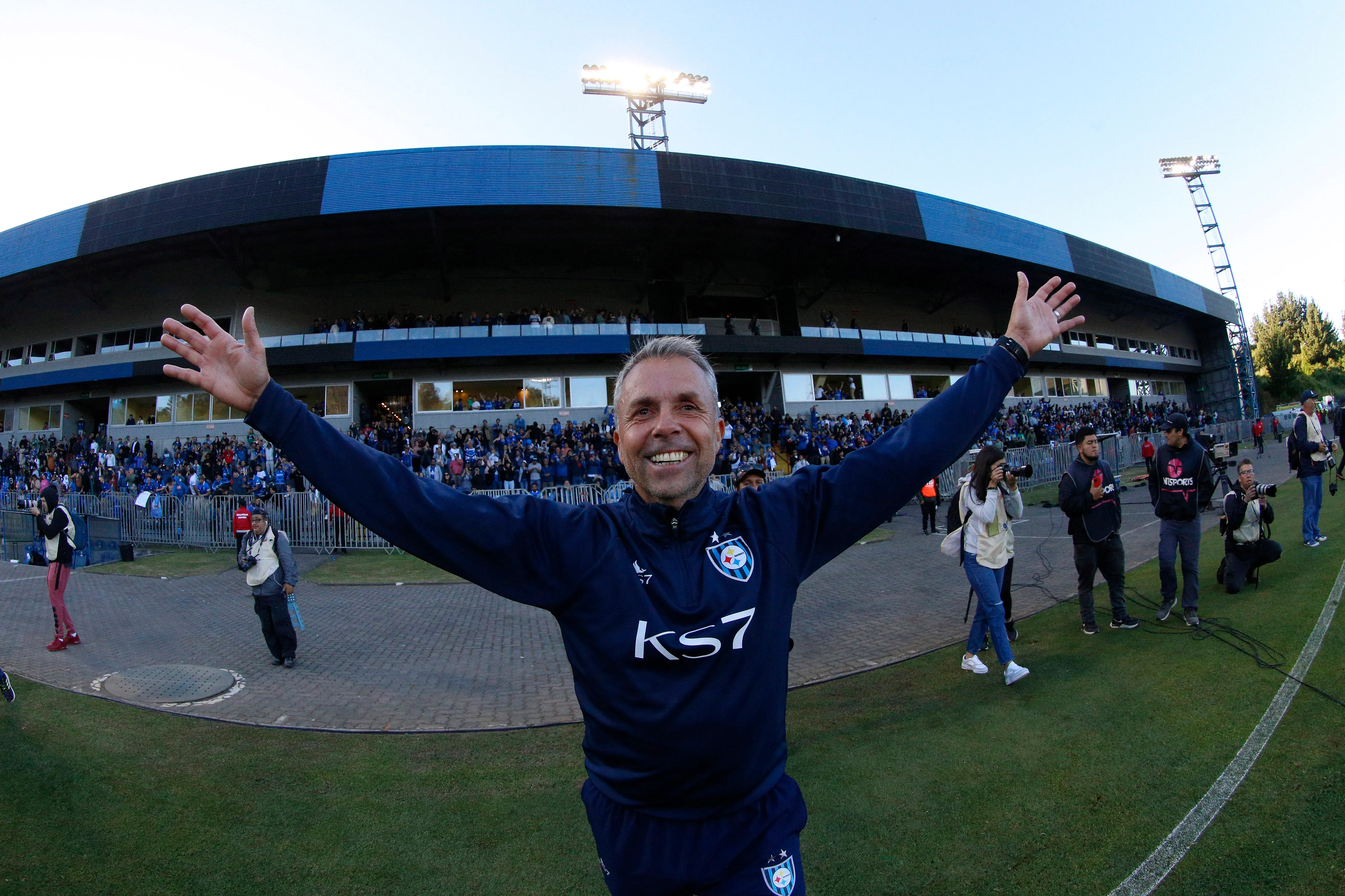 Gustavo Álvarez ganó el Campeonato Nacional 2023 con Huachipato. (Marco Vazquez/Photosport).