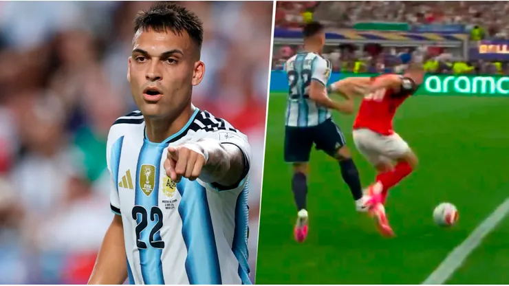 La patada de Lautaro Martínez desató ola de críticas