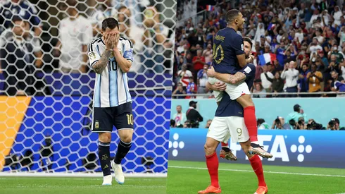 Messi y el gol fallado, previo a su doblete ante Austria.