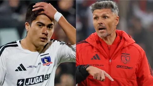 Ortiz le dio algunos minutos a Felipe Raipán en el duelo vs Recoleta.