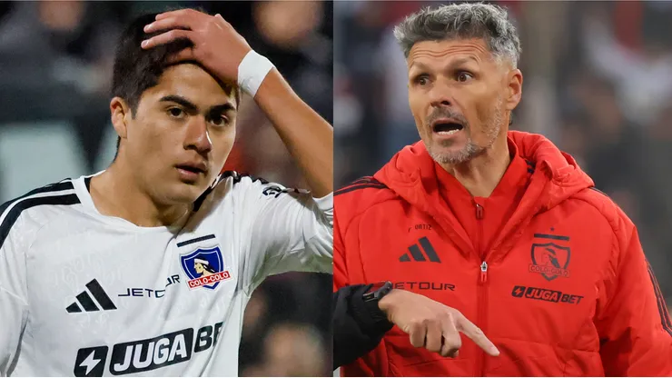 Ortiz le dio algunos minutos a Felipe Raipán en el duelo vs Recoleta.