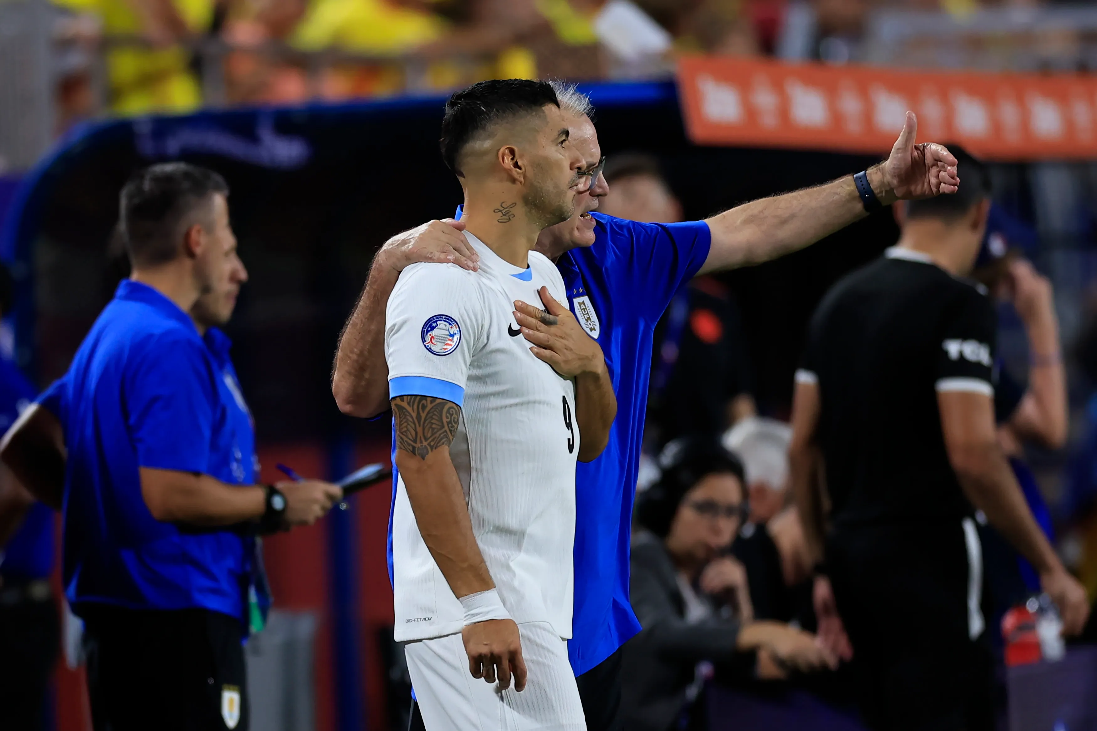 Marcelo Bielsa llevó a Luis Suárez a la Copa América 2024. (Buda Mendes/Getty Images).