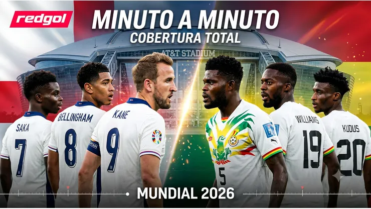 Inglaterra y Ghana chocan en un duelo clave en el Mundial.