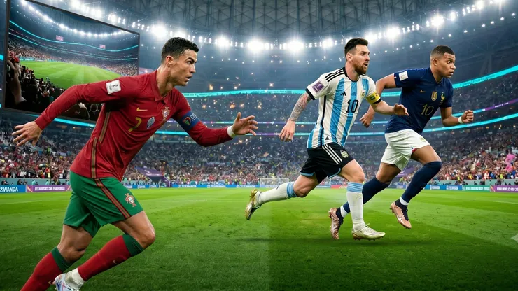 Cristiano Ronaldo quiere pelear el cetro de goleador de los mundiales.