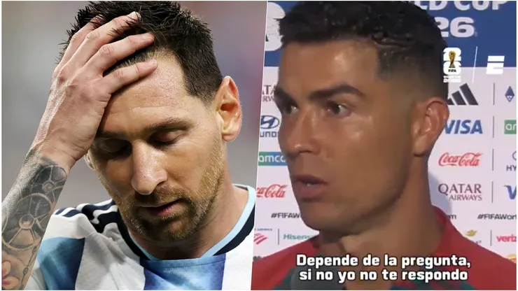 Cristiano Ronaldo se aburrió de que le pregunten por Lionel Messi en el Mundial 2026.