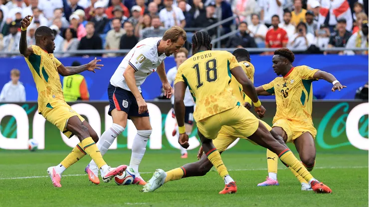 Harry Kane no pudo ayudar a Inglaterra ante Ghana en el Mundial 2026.
