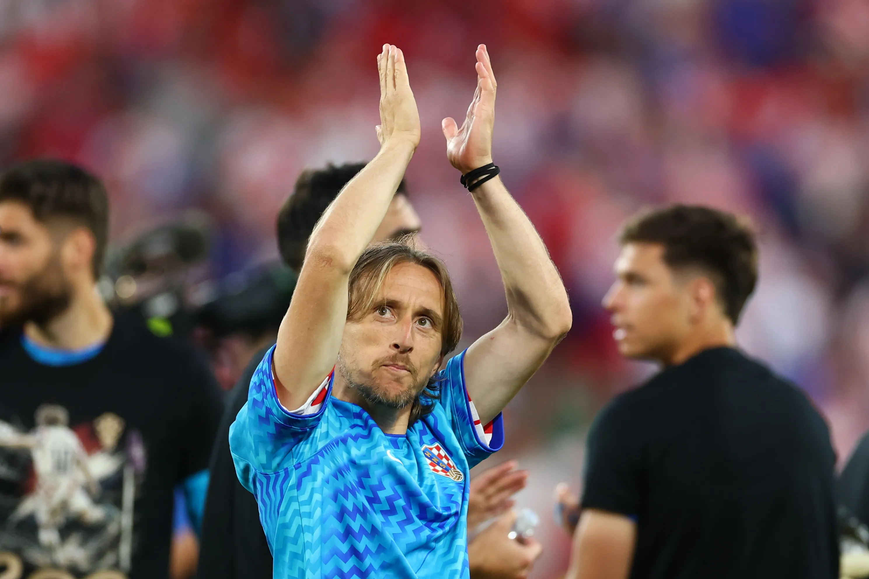 Modric se llevó la ovación tras conquistar los 200 partidos oficiales en Croacia. Ahora sueña con los 16avos en el Mundial (Photo by Robert Cianflone/Getty Images)