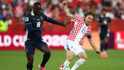 Modric tuvo que luchar para superar a la selección de Panamá de Waterman