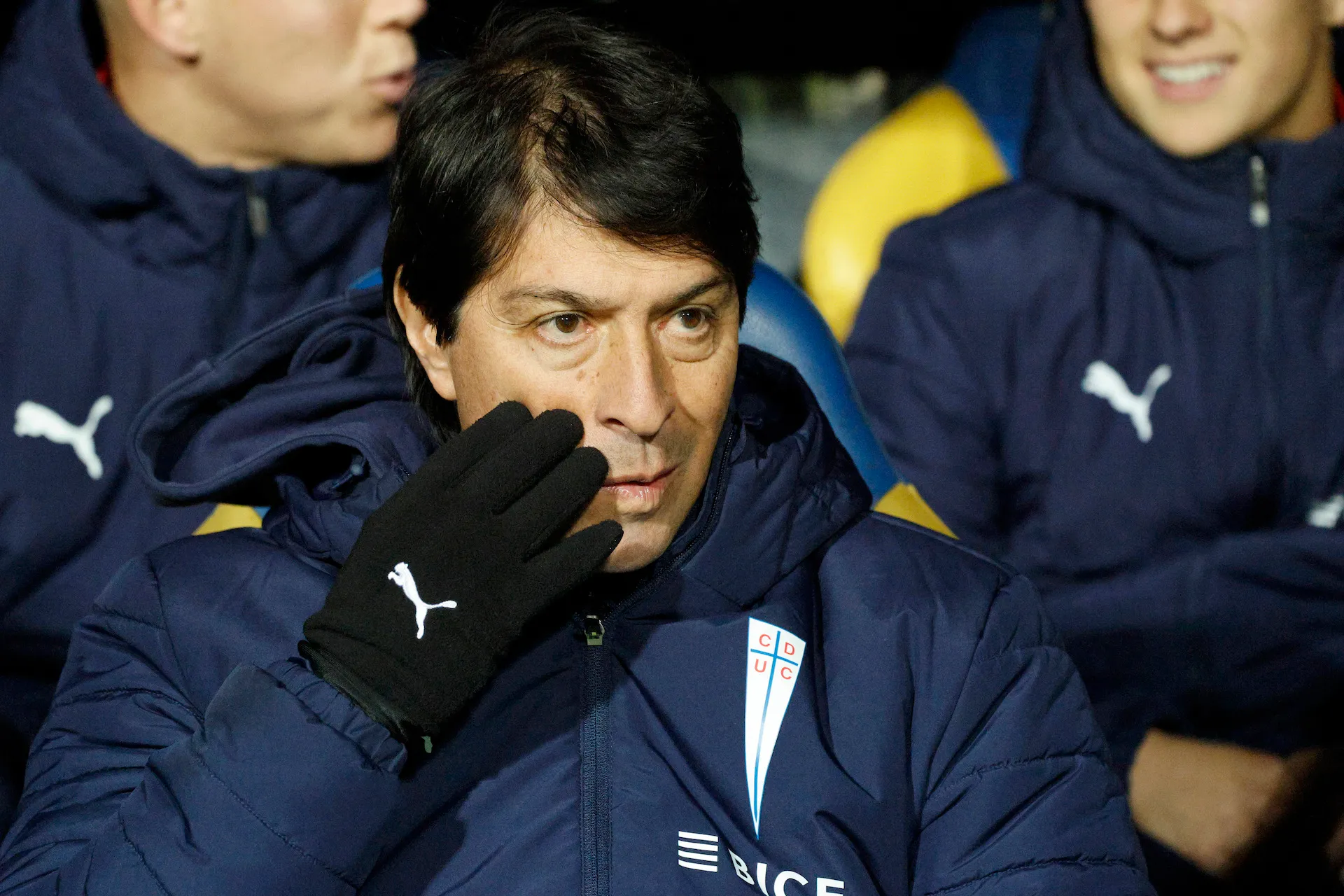 A Garnero no le gustó el segundo tiempo de la UC y lamentó los errores cometidos en Copa Chile. Crédito: Martin Thomas/Photosport