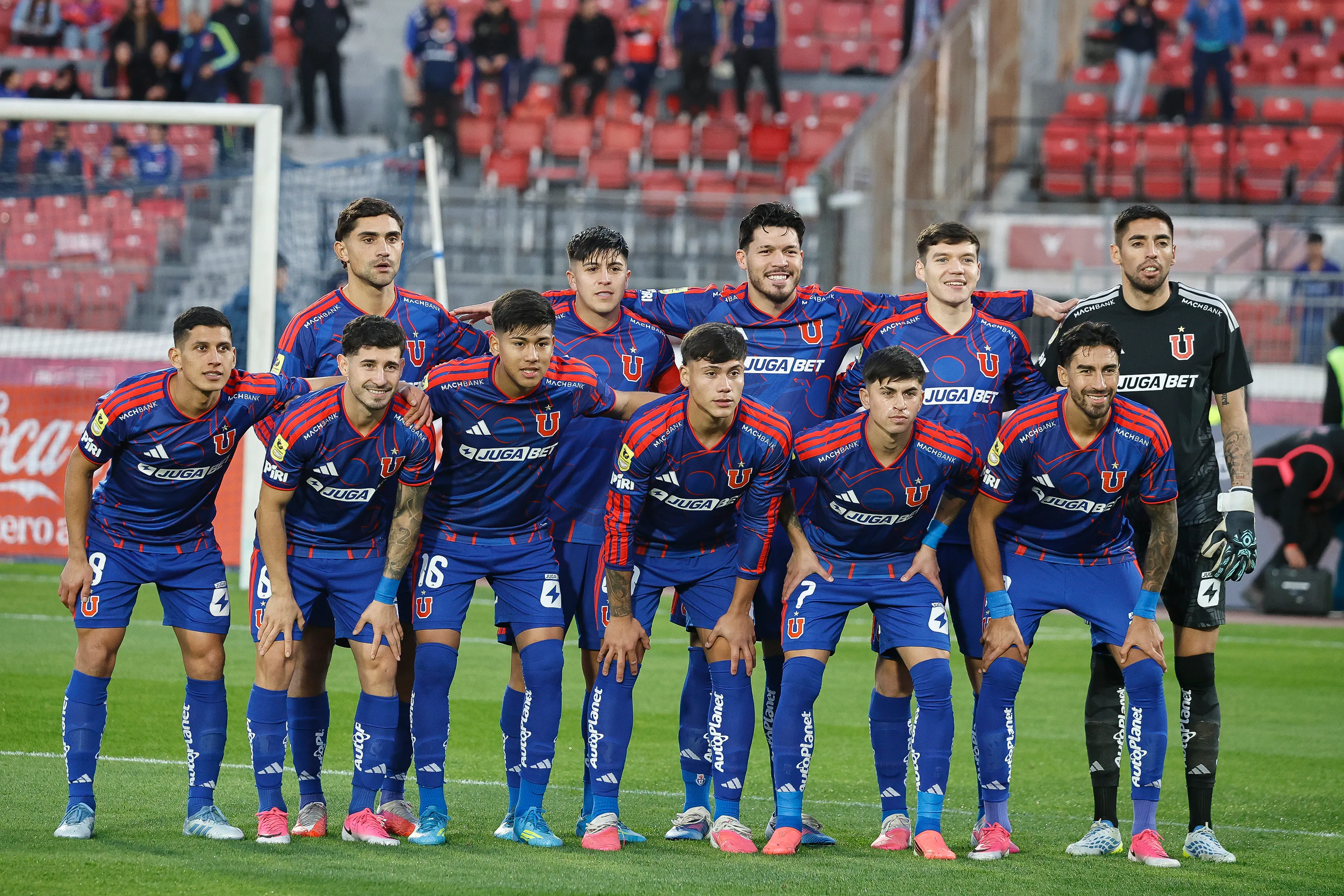 Se espera que la U repita la formación ante Unión La Calera. Foto: Diego Martin/Photosport