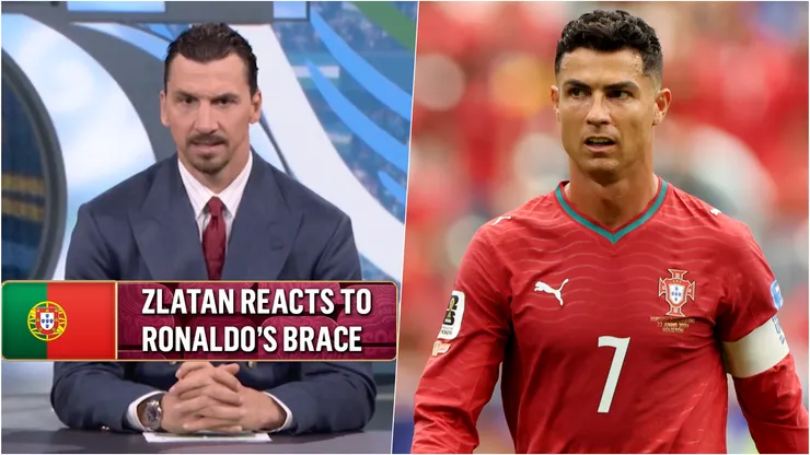 A Zlatan le preguntaron sobre las palabras de Cristiano Ronaldo