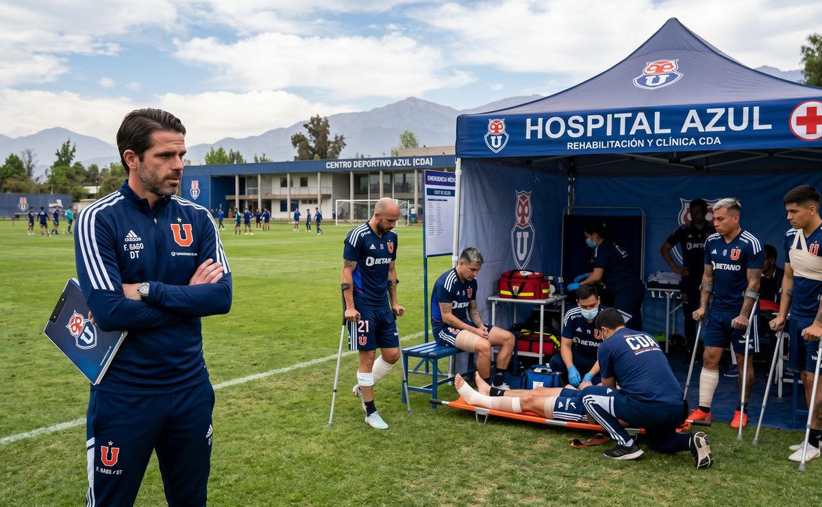 ¡Hospital Azul! La pesadilla de lesiones que azota a 17 jugadores de U de Chile en 2026
