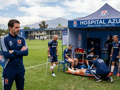 Los 17 jugadores lesionados en la U: sólo un titular se salva