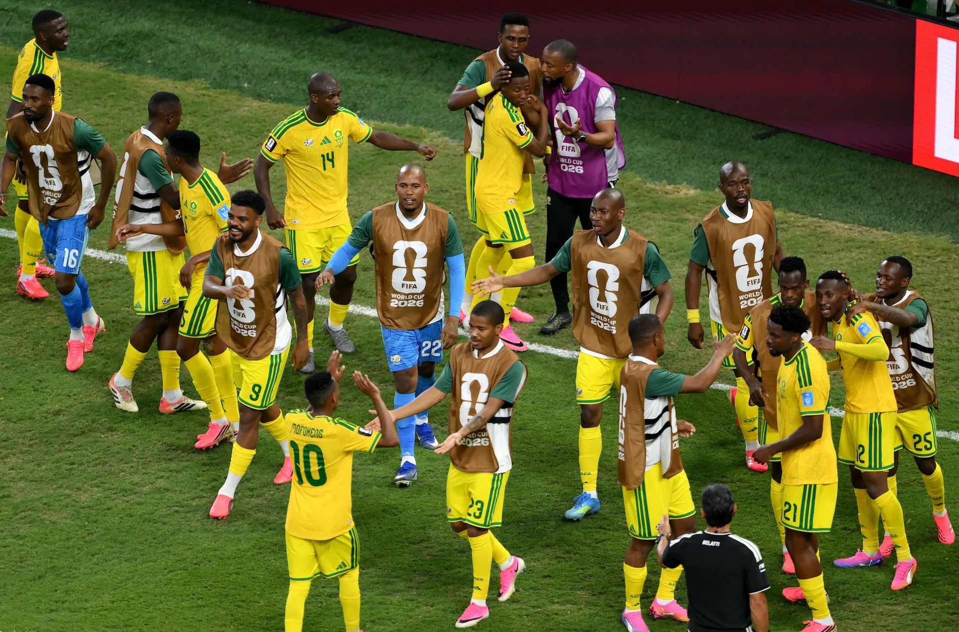 Sudáfrica sorprendió a Corea y avanzó como segundo del grupo A (Photo by David Ramos/Getty Images)