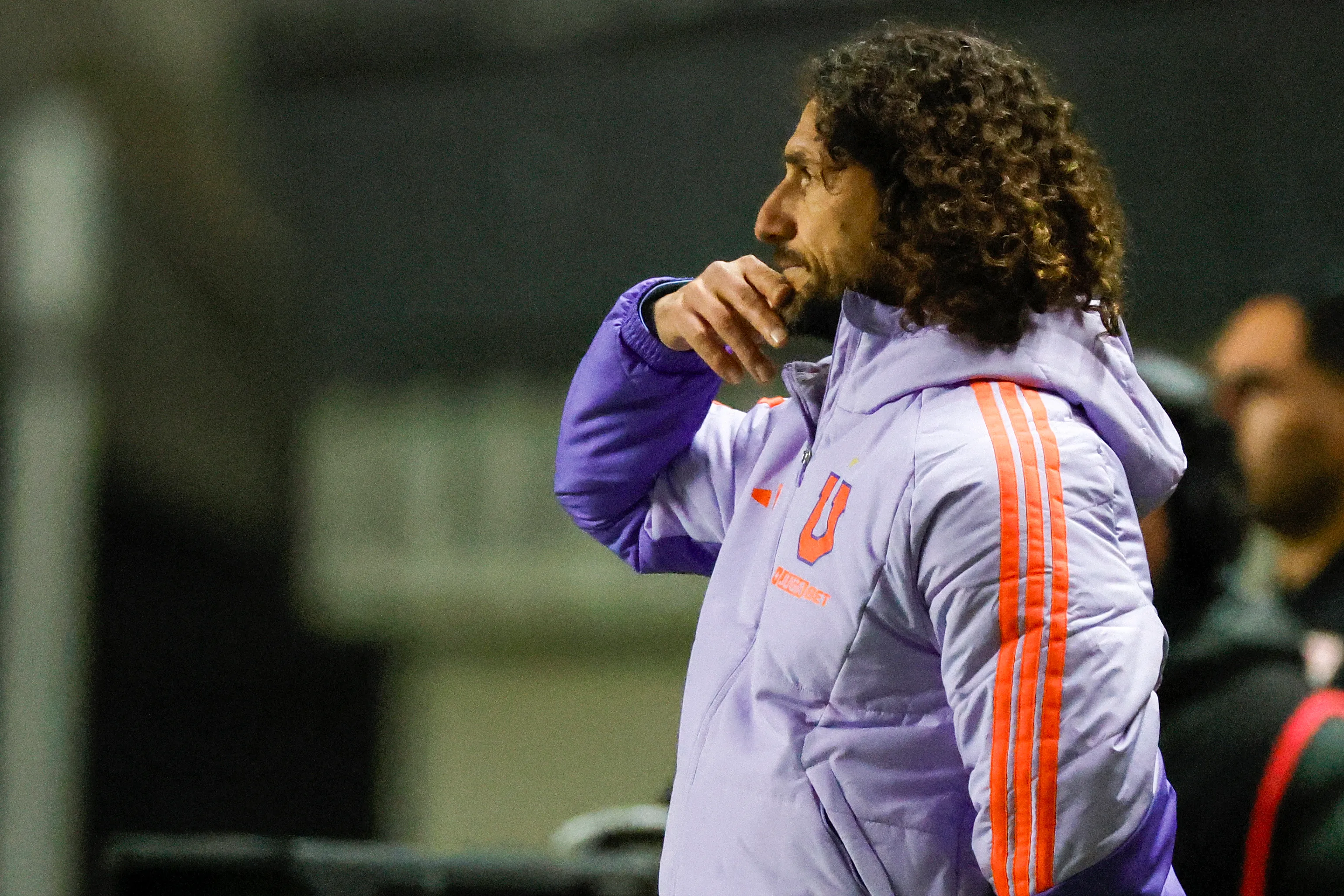 Fabricio Coloccini le quitó lo dramático a los problemas de la U. Foto: Andrés Pina/Photosport