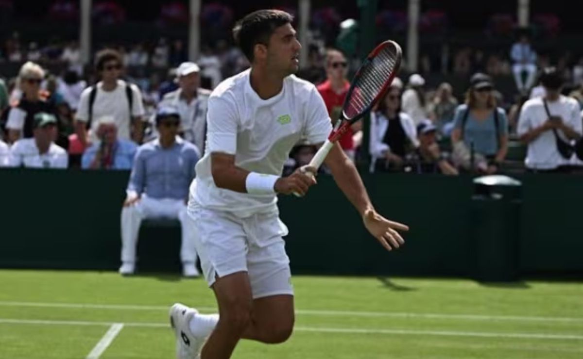 Tomás Barrios sufre una de las derrotas más duras de su carrera y es eliminado de Wimbledon