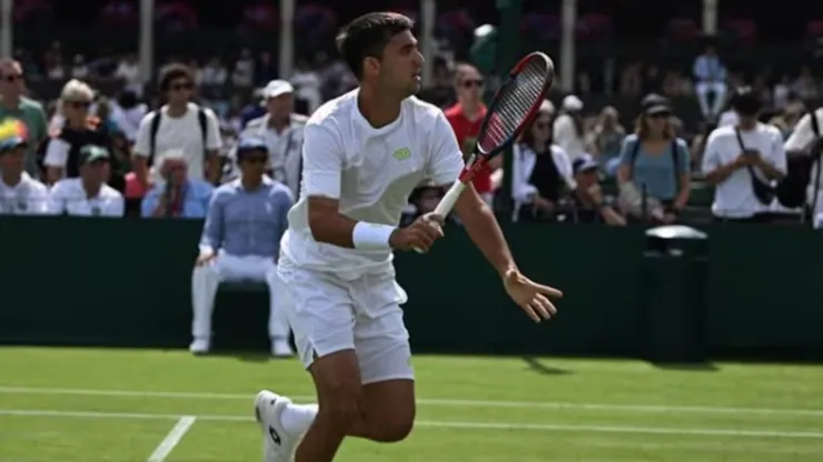 Tomás Barrios sufrió una dolorosa derrota en Wimbledon.