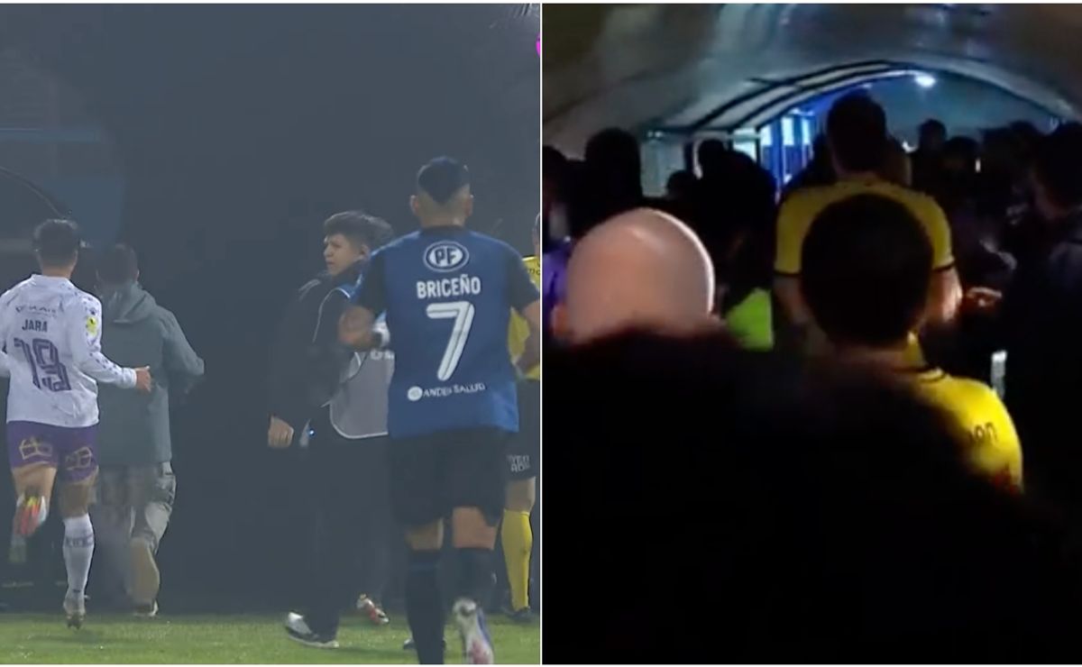 Concepción y Huachipato se enfrascan en batalla campal tras partido en Copa Chile