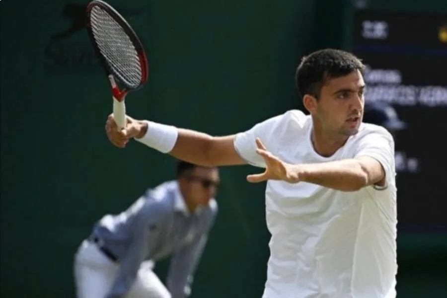 Tomás Barrios cayó en Wimbledon.