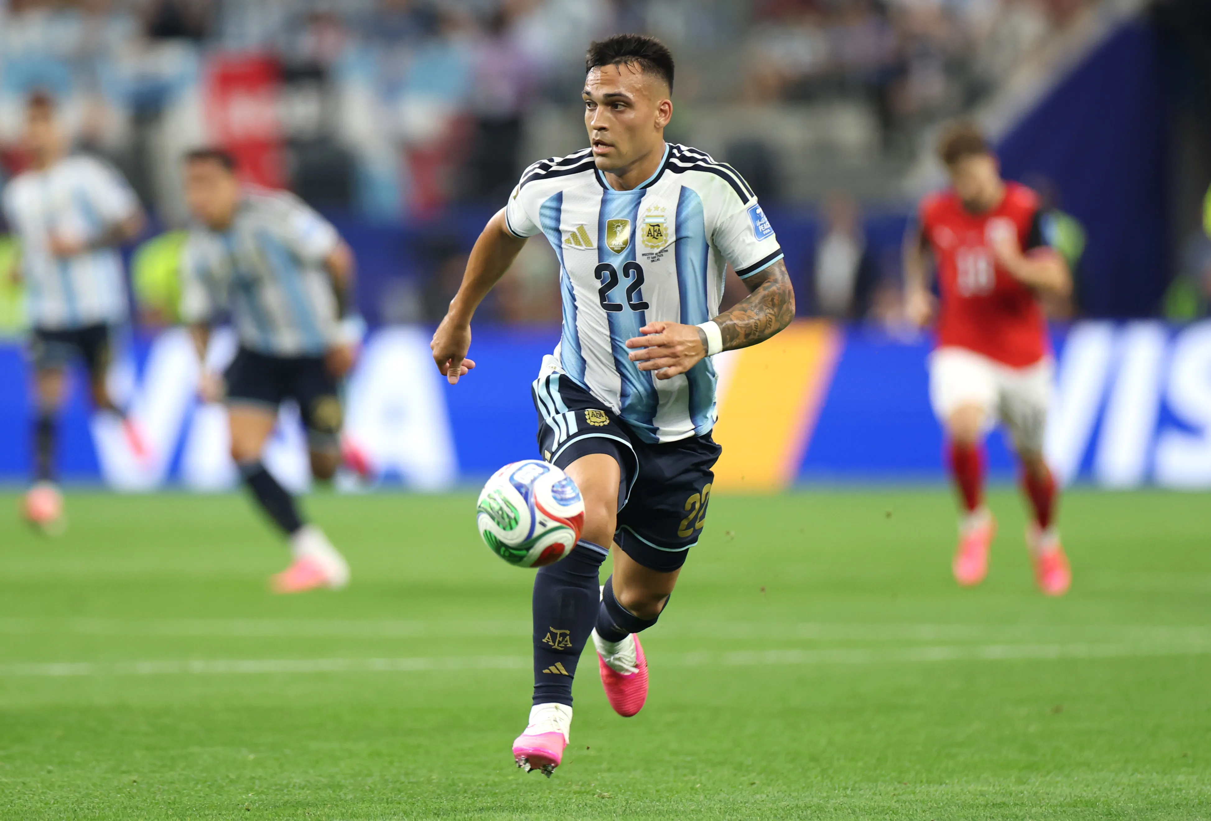 Lautaro Martínez es una de las figuras de Argentina/Getty Images)