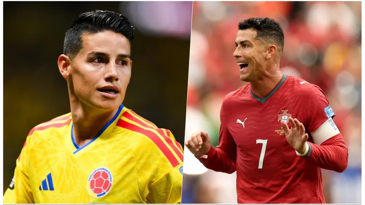 James Rodríguez y Cristiano Ronaldo se enfrentarán en el Mundial