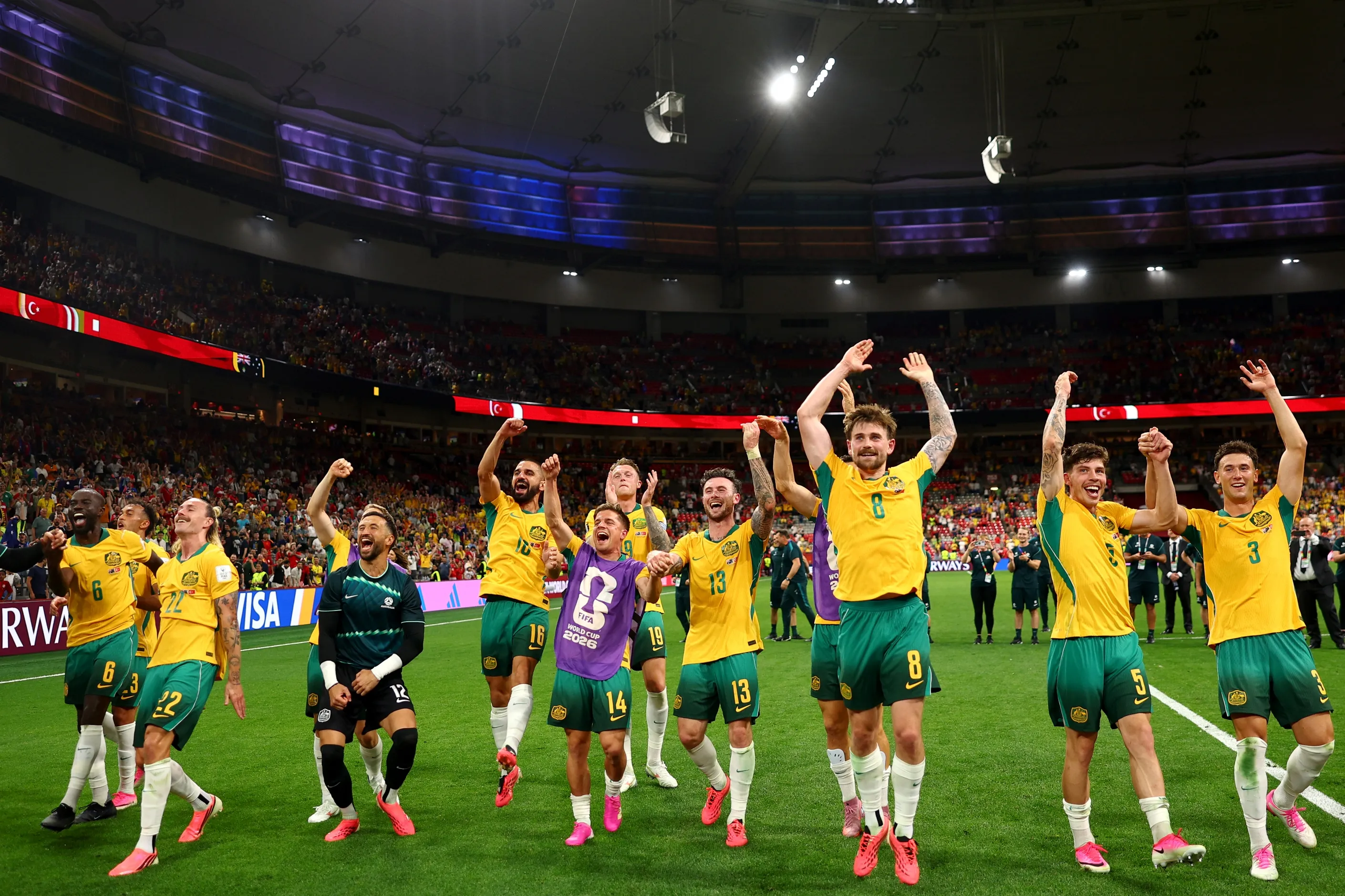 Australia viene de un triunfo y una derrota en este Mundial 2026. | Foto: Getty Images.