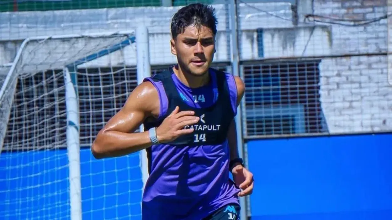 Damián Pizarro está totalmente cortado en Racing y entrena solo. Foto: Racing.