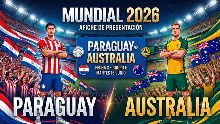 Paraguay contra Australia y Estados Unidos ante Turquía: se cierra el Grupo D del Mundial.