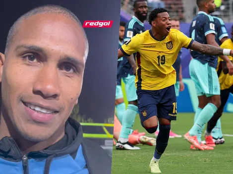 "Lo vine siguiendo en el viaje ante Colo Colo": Carabalí celebra a Ecuador
