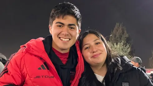 Raipán junto a su orgullosa novia Flo