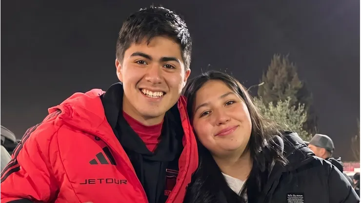 Raipán junto a su orgullosa novia Flo