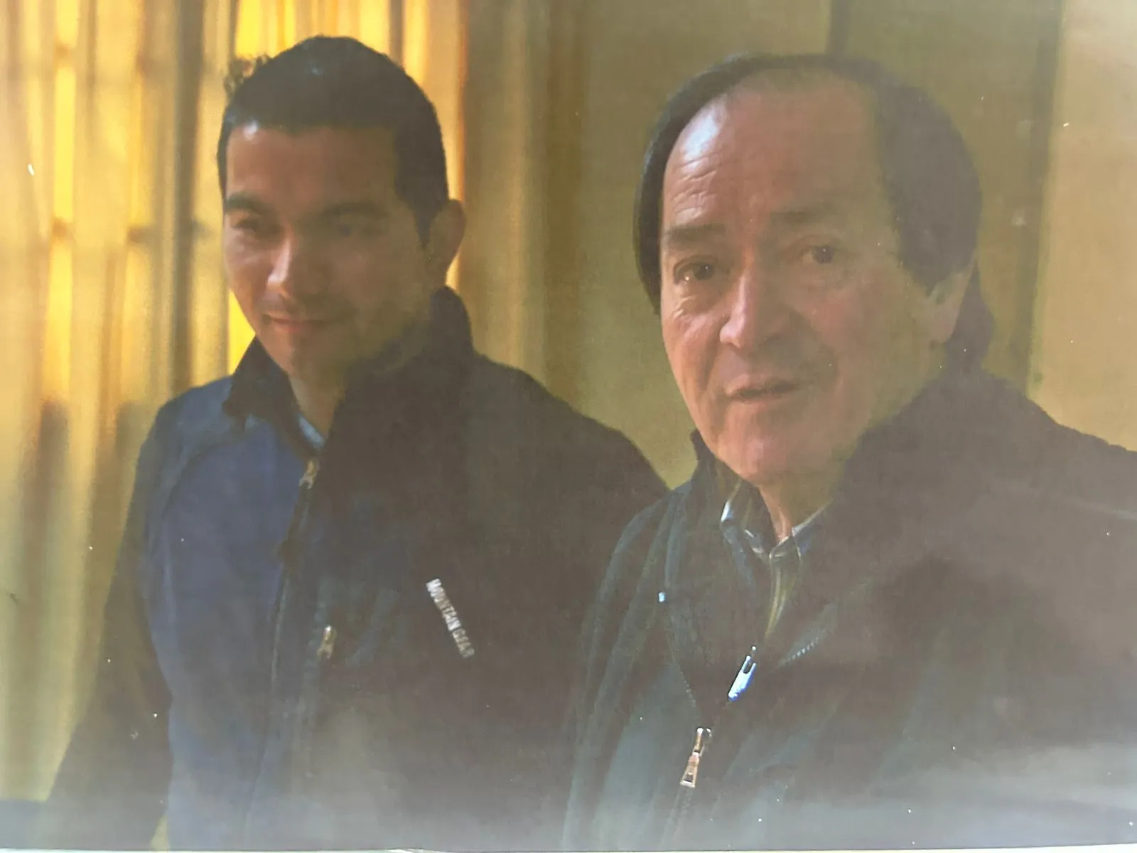 Damián y su padre Mario. Dos histórico de Curicó. Imagen: Cedida