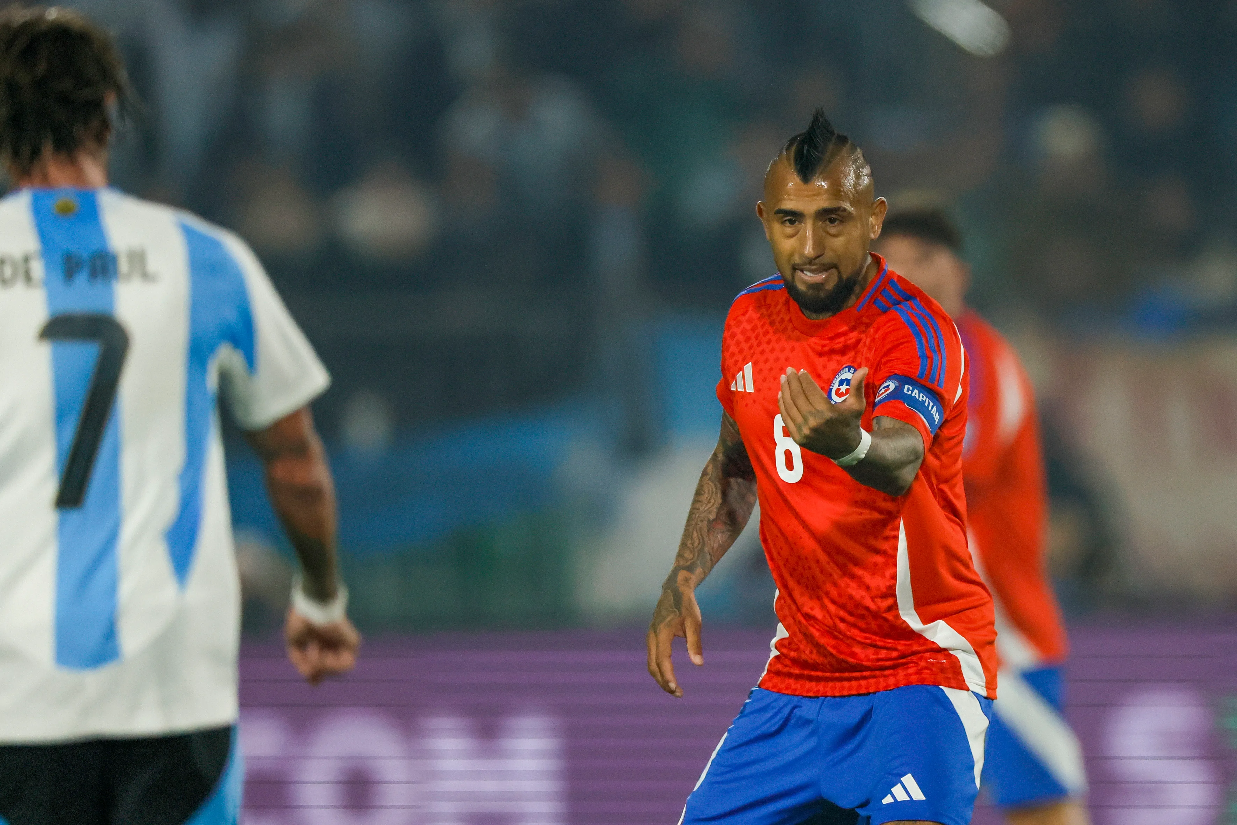 Arturo Vidal no juega por La Roja desde 2025. Imagen: Photosport