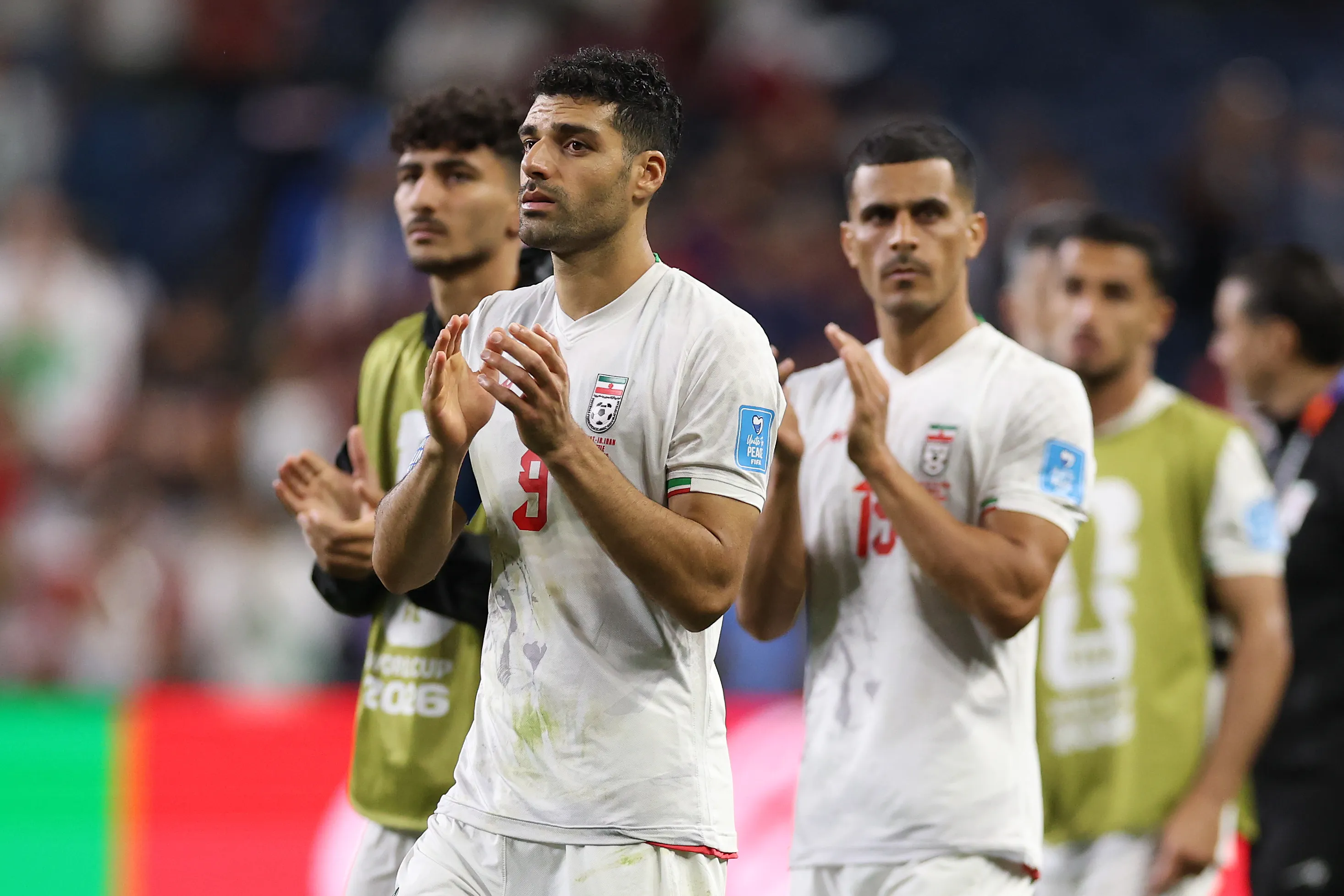 Mehdi Taremi se quejó por el trato que recibió Irán en el Mundial. (Photo by Richard Heathcote/Getty Images)