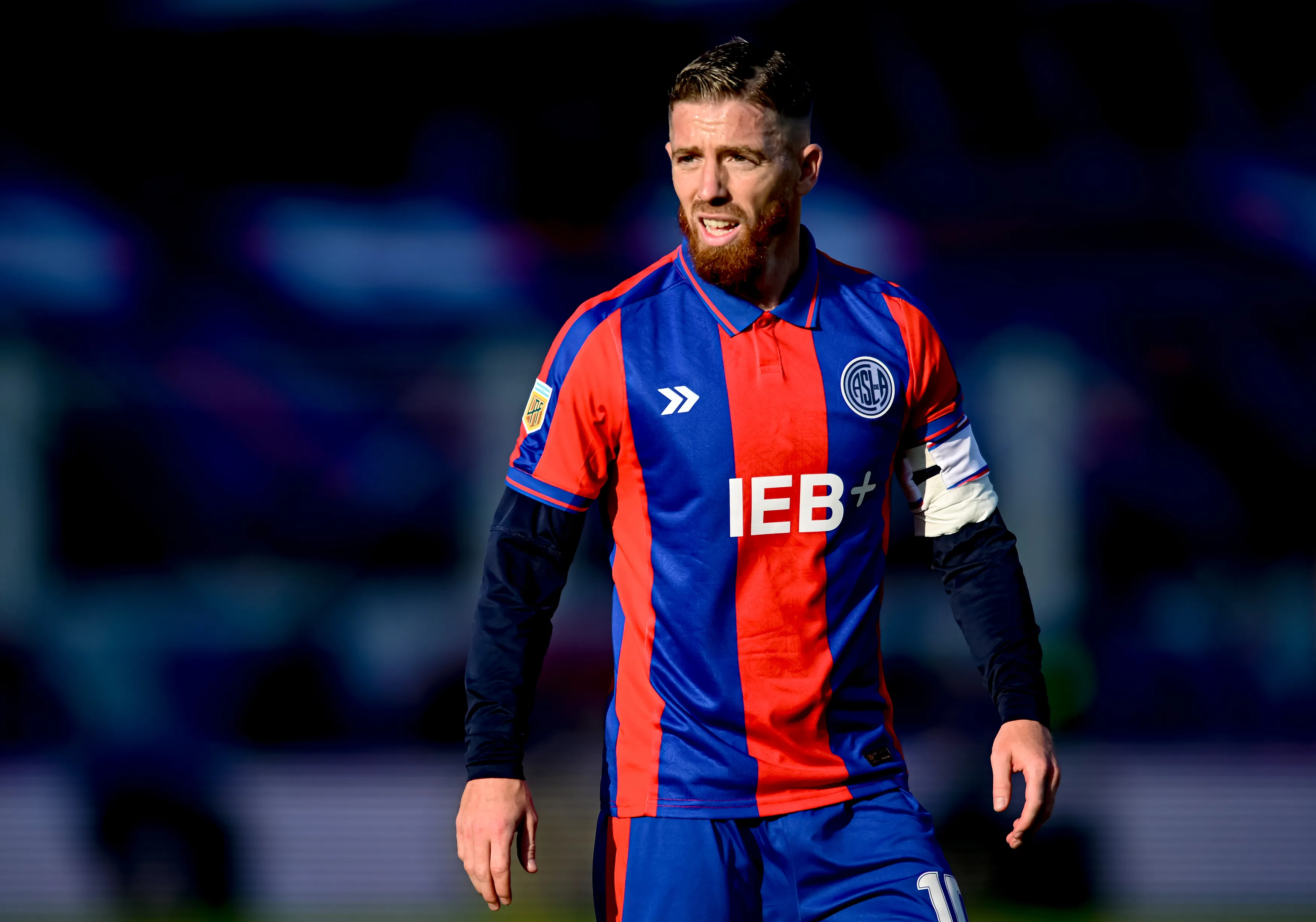 Iker Muniain jugó 26 partidos en San Lorenzo, su último club profesional. (Marcelo Endelli/Getty Images).