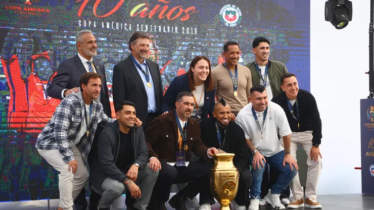 El homenaje a los campeones de la Copa América Centenario 2016.